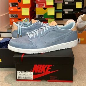 Air jordan 1 retro low og premium ice blue